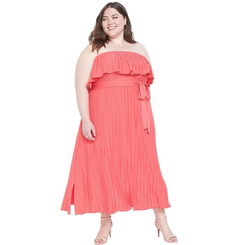 Lane Bryant Maxi Dress Women Size 18 20 Off The Shoulder 4 Way Convertible NWT